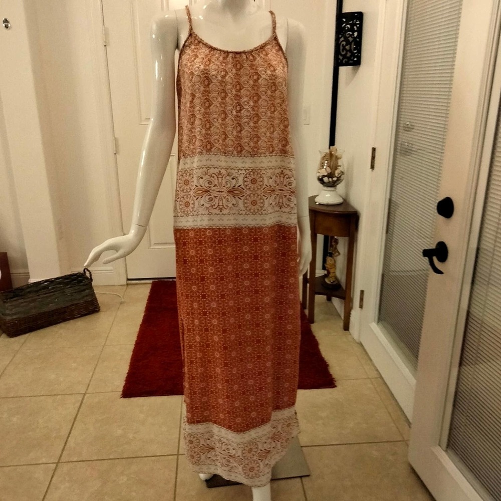 Bohemian light weight maxi dress size  small